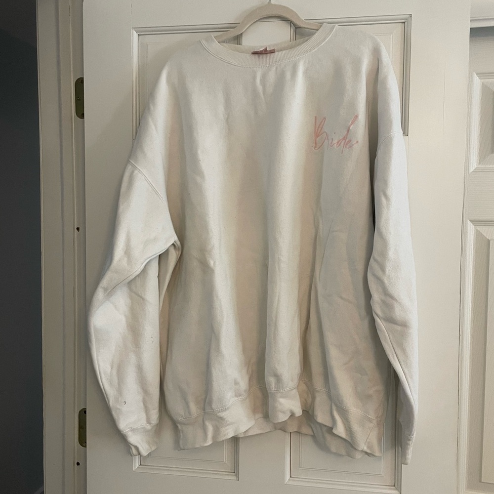 Show me your mumu bride crew neck sweatshirt
